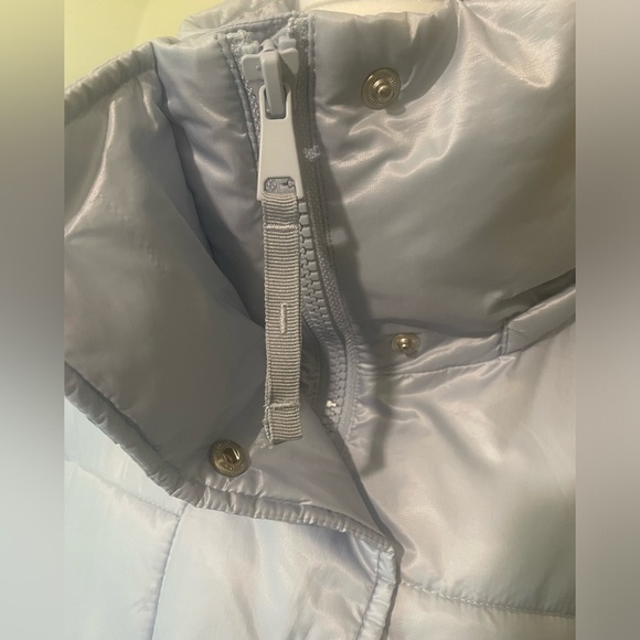 Gap Big Puff Cropped Jacket, Light Blue, Sz, Med. - Picture 7 of 16